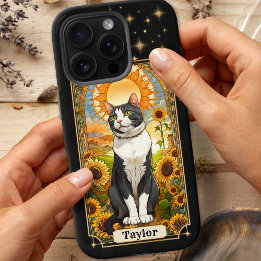 Cat Tarot Kaart Sun iPhone 16 Pro Hoesje