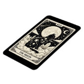 Cat Tarot Kaart The Moon Graphic Magneet (Linkerzijde)