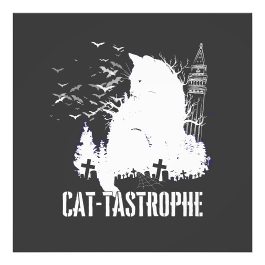Cat-tastrophe - Een Gotische Tale.b Foto Afdruk (Voorkant)