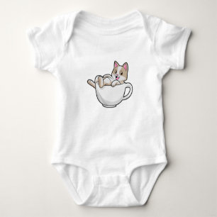 Cat Tea cup Romper
