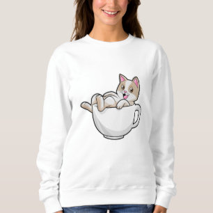 Cat Tea cup Trui