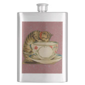 Cat Teacup Schattige  Victoriaans Flacon (Voorkant)