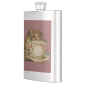 Cat Teacup Schattige Victoriaans Flacon (Links)