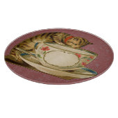 Cat Teacup Schattige  Victoriaans Snijplank (Hoek)