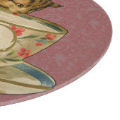 Cat Teacup Schattige  Victoriaans Snijplank (Hoek)