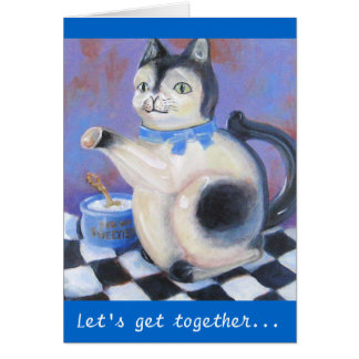 Cat Teapot Card