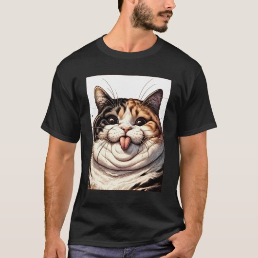 Cat Tease Meme Funny Kat Iconische meme T-shirt (Voorkant)