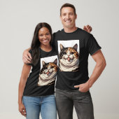 Cat Tease Meme Funny Kat Iconische meme T-shirt (Unisex)