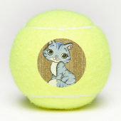 Cat Tennis Ball Tennisballen (Voorkant)