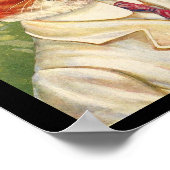 Cat Tennis Player  Thiele Art Poster (Hoek)