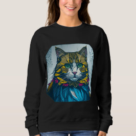 Cat That Ate The Canary Feathers | Wearable Art Trui