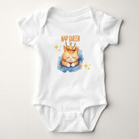 Cat Thema Baby Body Suit Romper (Voorkant)