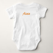 Cat Thema Baby Body Suit Romper (Achterkant)