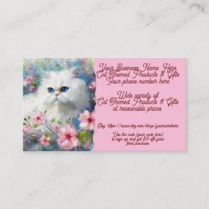 Cat Thema Producten & Geschenken Kat Shop Verkoop  Visitekaartje