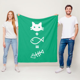 Cat-thematics Fleece Deken