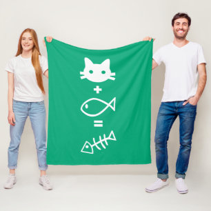 Cat-thematics Fleece Deken