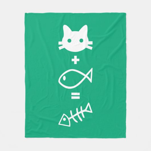 Cat-thematics Fleece Deken (Voorkant)