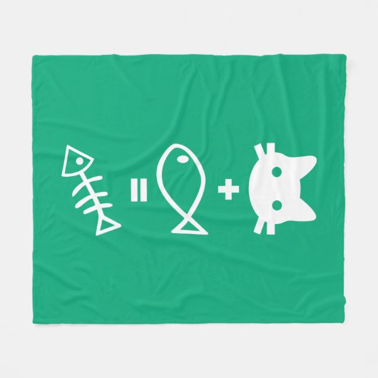 Cat-thematics Fleece Deken (Voorkant (Horizontaal))