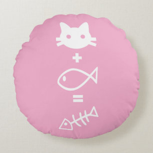 Cat-thematics Rond Kussen