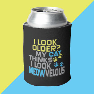 Cat themed Funny Birthday Gag Gift Blikjeskoeler