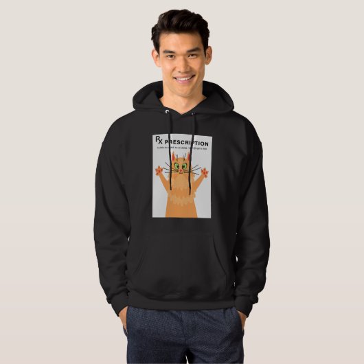 Cat Therapy Hoodie (Voorkant volledig)