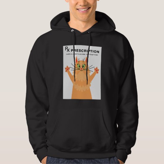 Cat Therapy Hoodie (Voorkant)