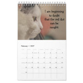 Cat Thoughts Kalender (Feb 2027)