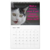 Cat Thoughts Kalender (Mar 2026)