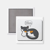 Cat Thoughts Magneet (Voorkant / Achterkant)