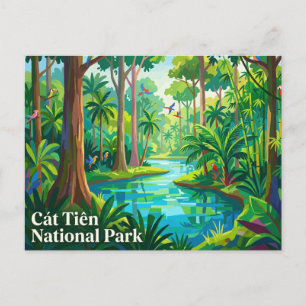 Cát Tiên Nationaal Park Vietnam Briefkaart