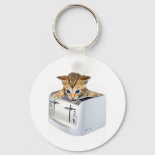 Cat Toaster Sleutelhanger