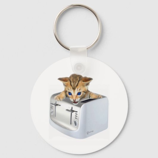 Cat Toaster Sleutelhanger (Voorkant)