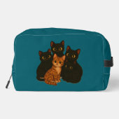 cat toiletry bag toilettasje (Achterkant)