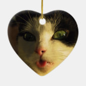 Cat Tongue Keramisch Ornament (Achterkant)