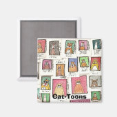 Cat-Toons Magneet (Voorkant / Achterkant)