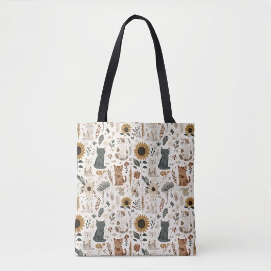 Cat Tote Bag (Voorkant)