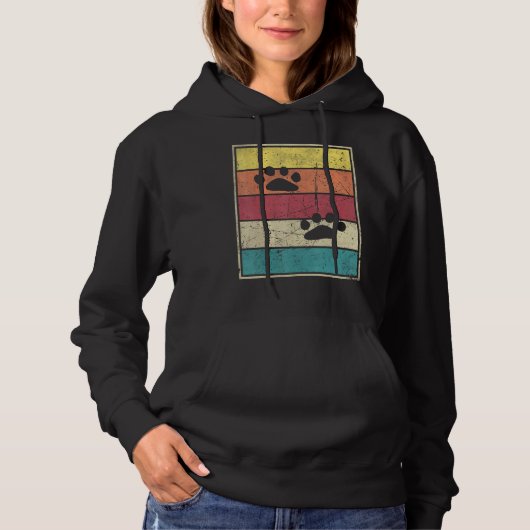Cat Track Footprints Hoodie (Voorkant)