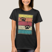 Cat Track Footprints T-shirt (Voorkant)