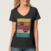 Cat Track Footprints T-shirt (Voorkant)