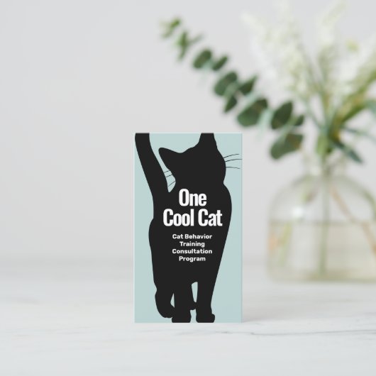 Cat Trainer Behaviorist Visitekaartje (Staand voorkant)