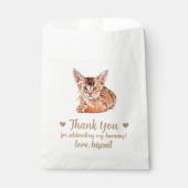 Cat Treat Wedding Favoriet Bag Bedankzakje (Voorkant)
