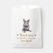 Cat Treat Wedding Favoriet Bag Bedankzakje (Voorkant)