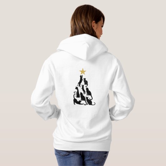 Cat tree hoodie (Achterkant volledig)