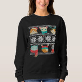 Cat Tree Ugly Sweater Christmas Matching (Voorkant)