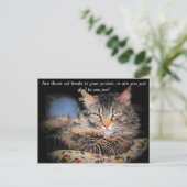 Cat Tres? of ... Briefkaart (Staand voorkant)