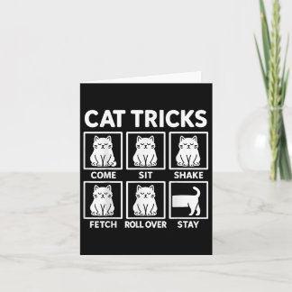 Cat Tricks Cat Owner Kaart