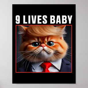 Cat Trump 9 leeft Baby _1 Poster