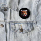 Cat Trump 9 leeft Baby _1 Ronde Button 5,7 Cm (In situ)