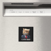 Cat Trump 9 leeft Baby _2 Magneet (Insitu (Vaatwasser))