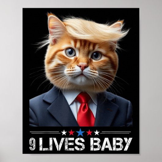 Cat Trump 9 leeft Baby _2 Poster (Voorkant)
